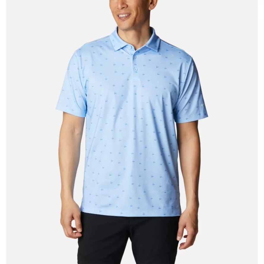 Sail Men's Omni-Wick Punch Out Polo Columbia