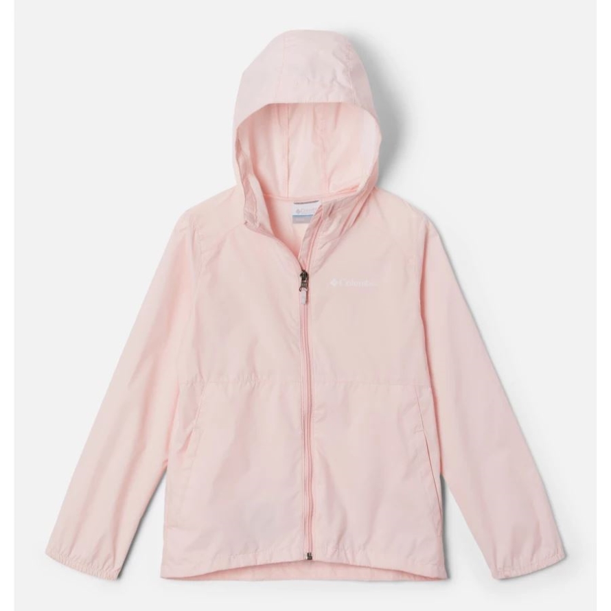 Satin Pink Girls' Switchback II Jacket Columbia Brand