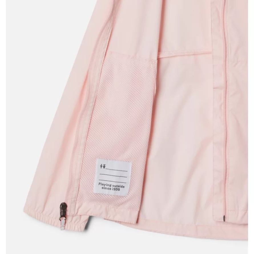 Satin Pink Girls' Switchback II Jacket Columbia