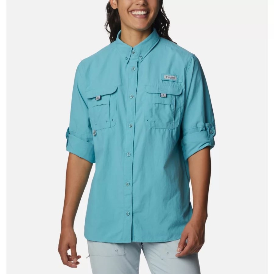 Sea Wave Columbia Women's PFG Bahama Long Sleeve Shirt