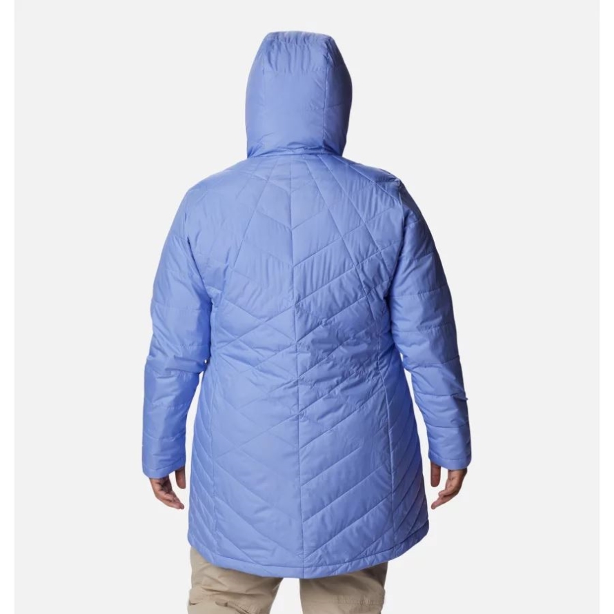 Serenity Columbia Women's Heavenly Long Hooded Jacket Plus Size