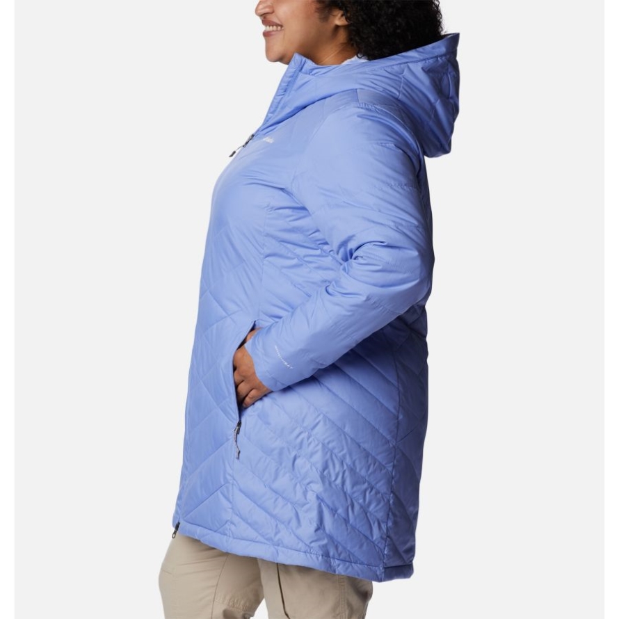 Serenity Columbia Women's Heavenly Long Hooded Jacket Plus Size