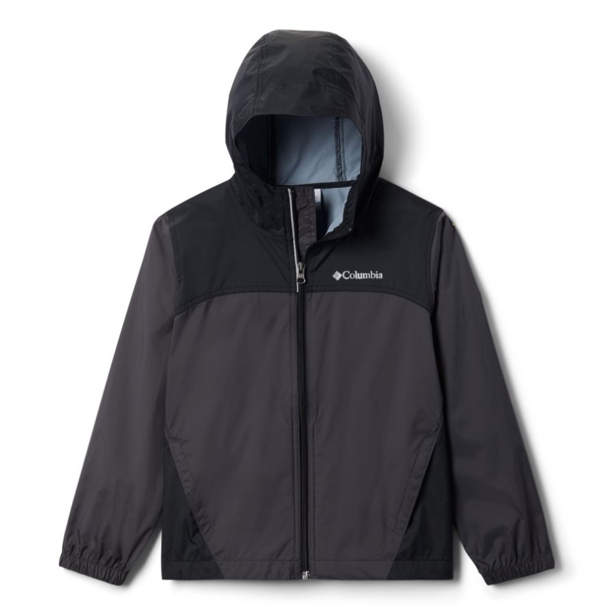 Shark/Black Boys' Glennaker Rain Jacket Columbia