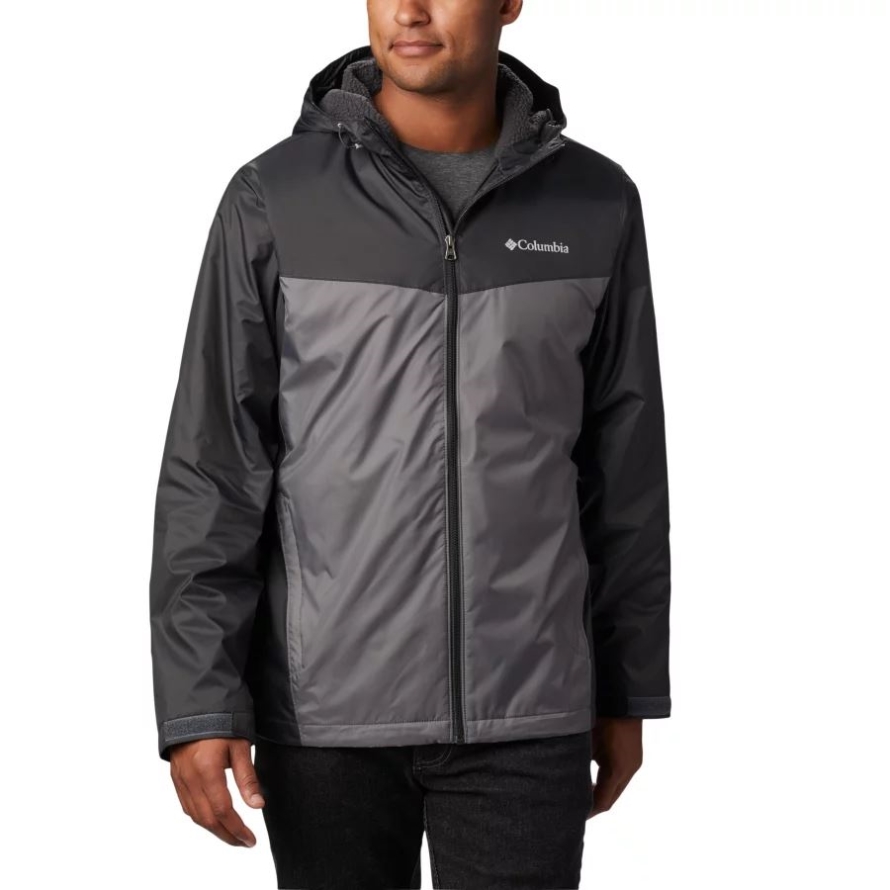 Shark/City Grey Men's Glennaker Sherpa Lined Jacket Tall Columbia