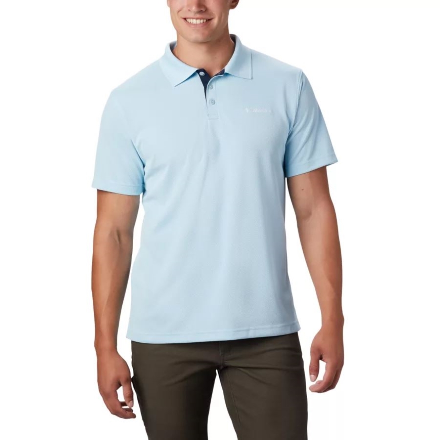 Sky Blue Men's Utilizer Polo Shirt Columbia
