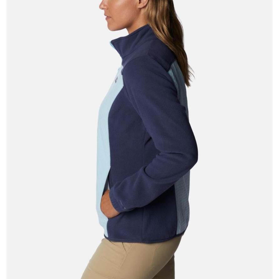 Spring Blue/Nocturnal Columbia Women's Overlook Trail Full Zip Jacket