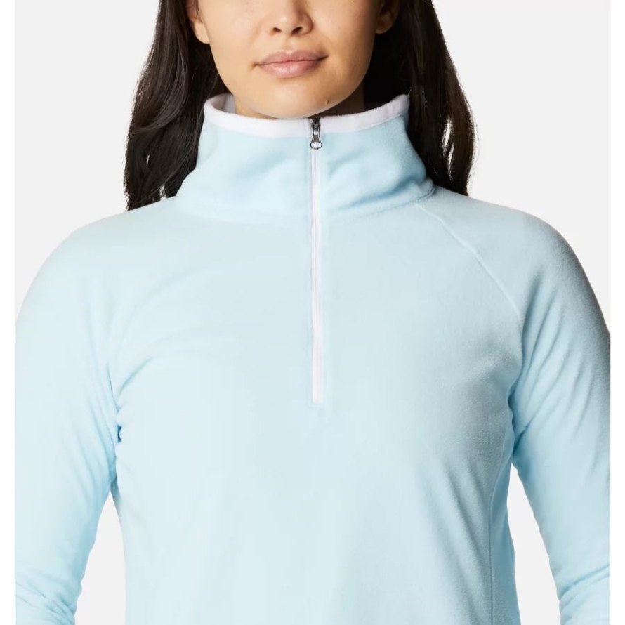 Spring Blue/White Columbia Women's Glacial IV Half Zip Fleece
