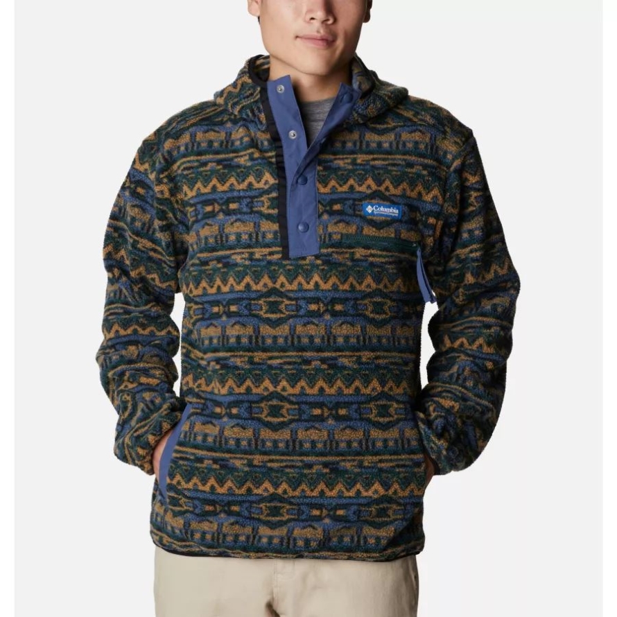 Spruce 80s Stripe Print Men's Helvetia Hoodie Columbia