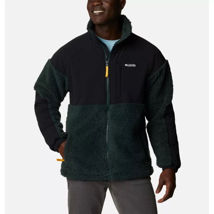 Spruce/Black Men's Ballistic Ridge Full Zip Fleece Columbia
