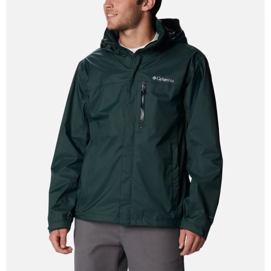 Spruce Columbia Men's Pouration Rain Jacket