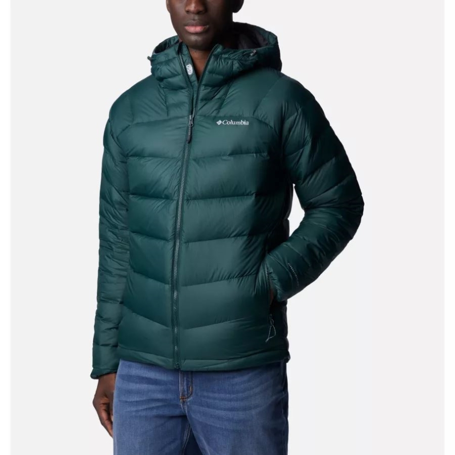 Spruce Men's Centennial Creek II Down Hooded Jacket Columbia