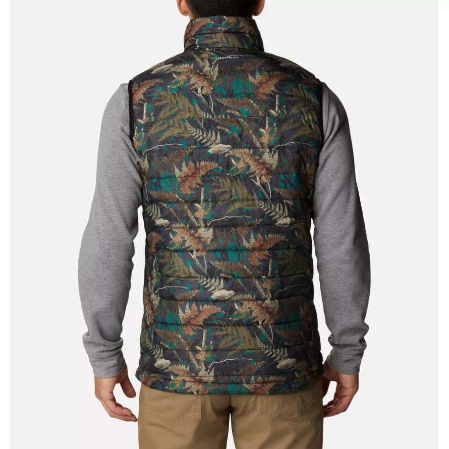 Spruce North Woods Print Men's Powder Lite Insulated Vest Columbia