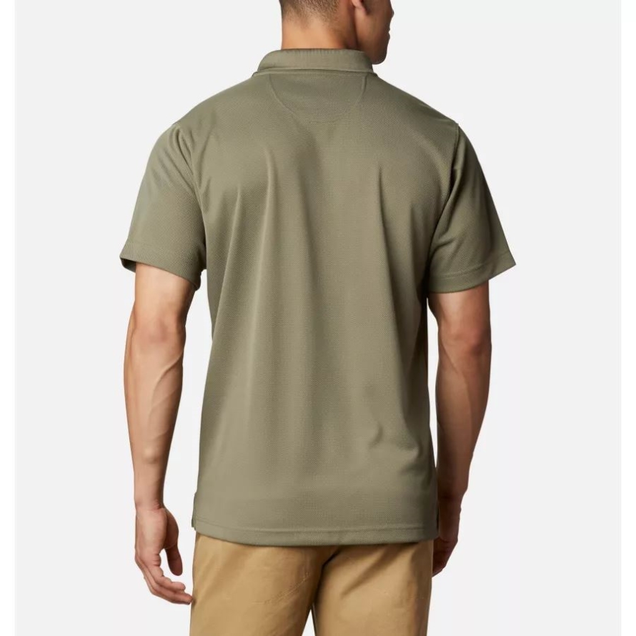 Stone Green Columbia Men's Utilizer Polo Shirt