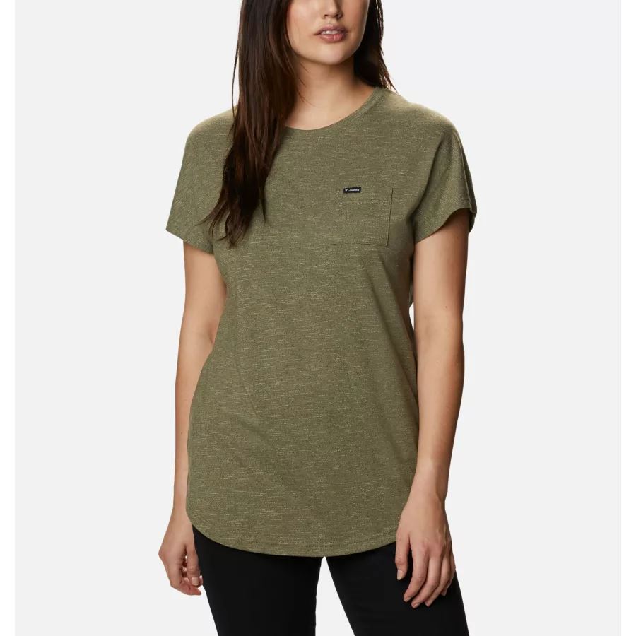 Stone Green Columbia Women's Cades Cape T-Shirt