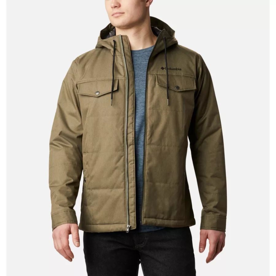Stone Green Melange Columbia Men's Montague Falls II Insulated Jacket