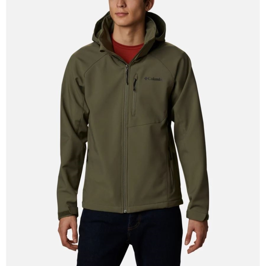 Stone Green Men's Cascade Ridge II Softshell Jacket Columbia