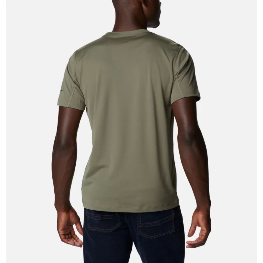 Stone Green Men's Zero Rules Technical T-Shirt Columbia