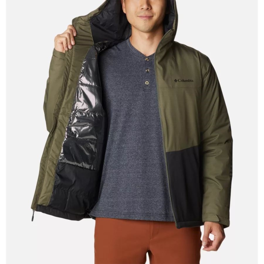 Stone Green/Shark Men's Point Park Insulated Jacket Tall Columbia