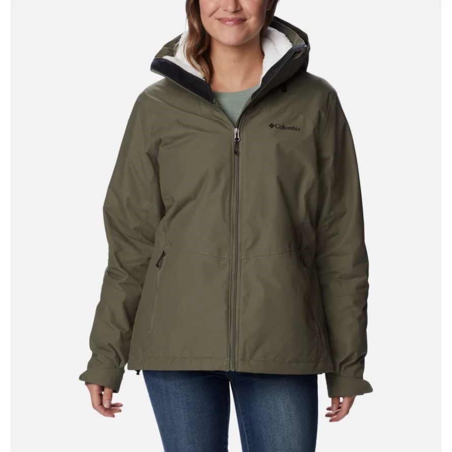 Stone Green Women's Gulfport Interchange Jacket Columbia Brand