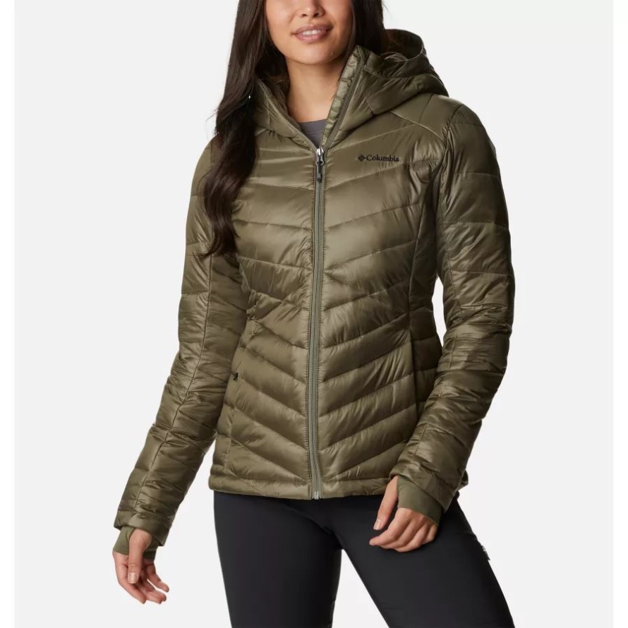 Stone Green Women's Joy Peak Omni-Heat Infinity Insulated Hooded Jacket Columbia