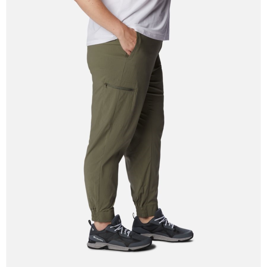 Stone Green Women's On The Go Joggers Plus Size Columbia
