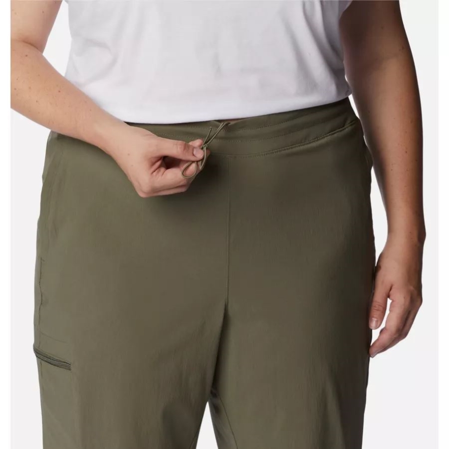 Stone Green Women's On The Go Joggers Plus Size Columbia