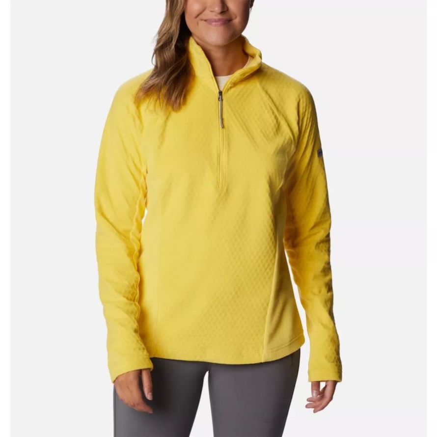 Sun Glow Columbia Women's Overlook Pass Half Zip