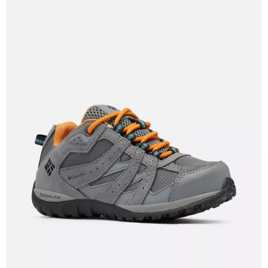 Ti Grey Steel/Gold Amber Columbia Little Kids' Redmond Waterproof Shoe