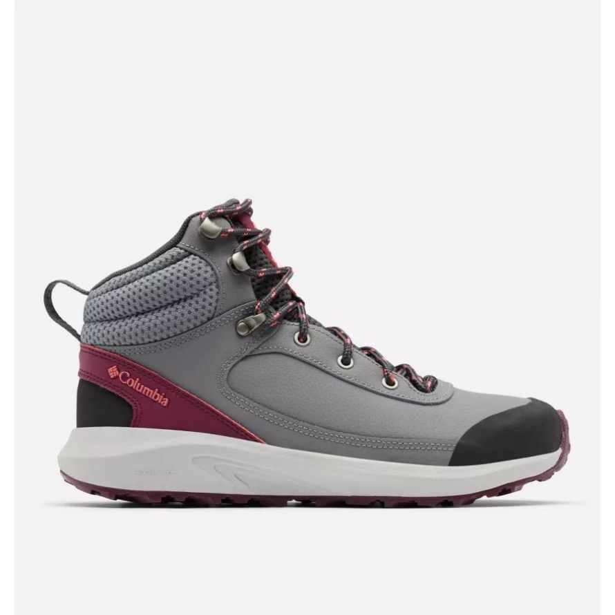 Ti Grey Steel/Marionberry Women's Trailstorm Peak Mid Shoe Columbia