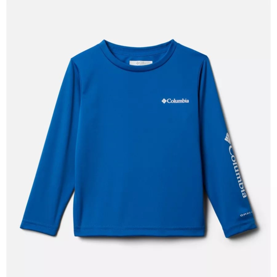 Toddler Fork Stream Long Sleeve Shirt Bright Indigo Columbia