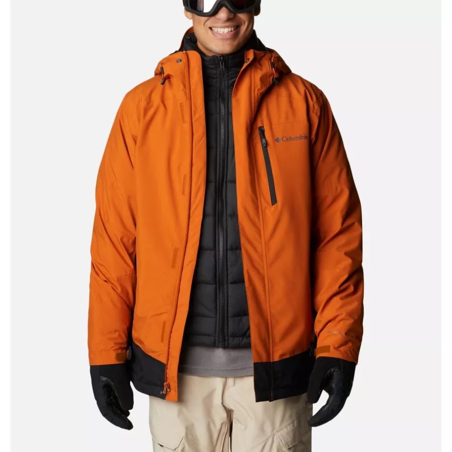 Warm Copper/Black Men's Lhotse III Interchange Jacket Columbia