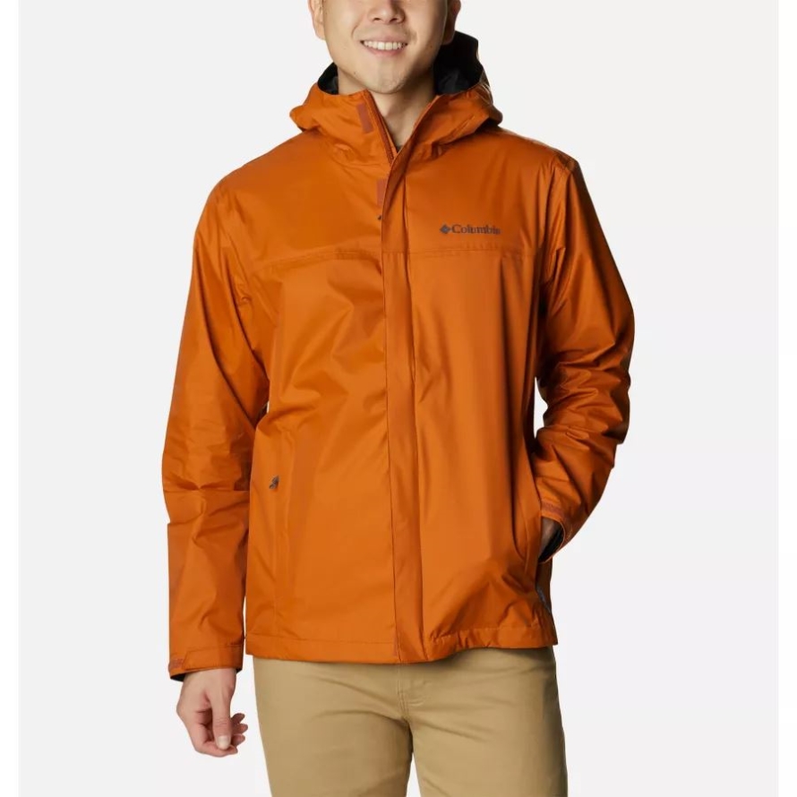 Warm Copper Men's Watertight II Rain Jacket Tall Columbia Brand