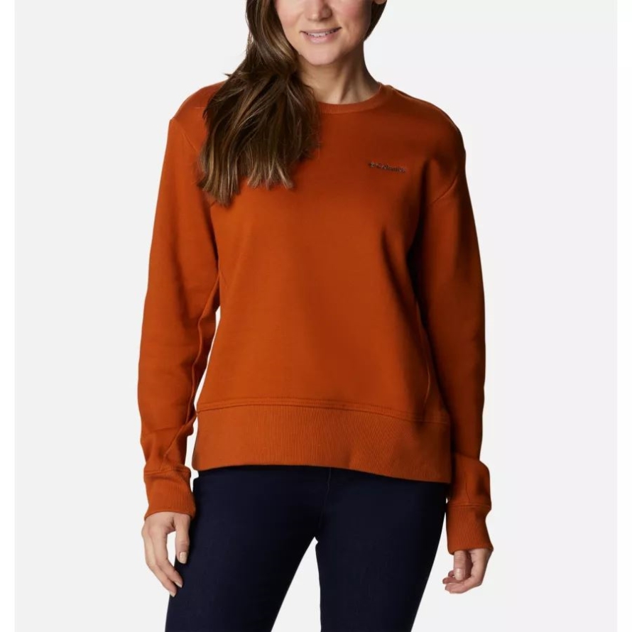 Warm Copper Women's Columbia Lodge Crew IV Sweatshirt Columbia