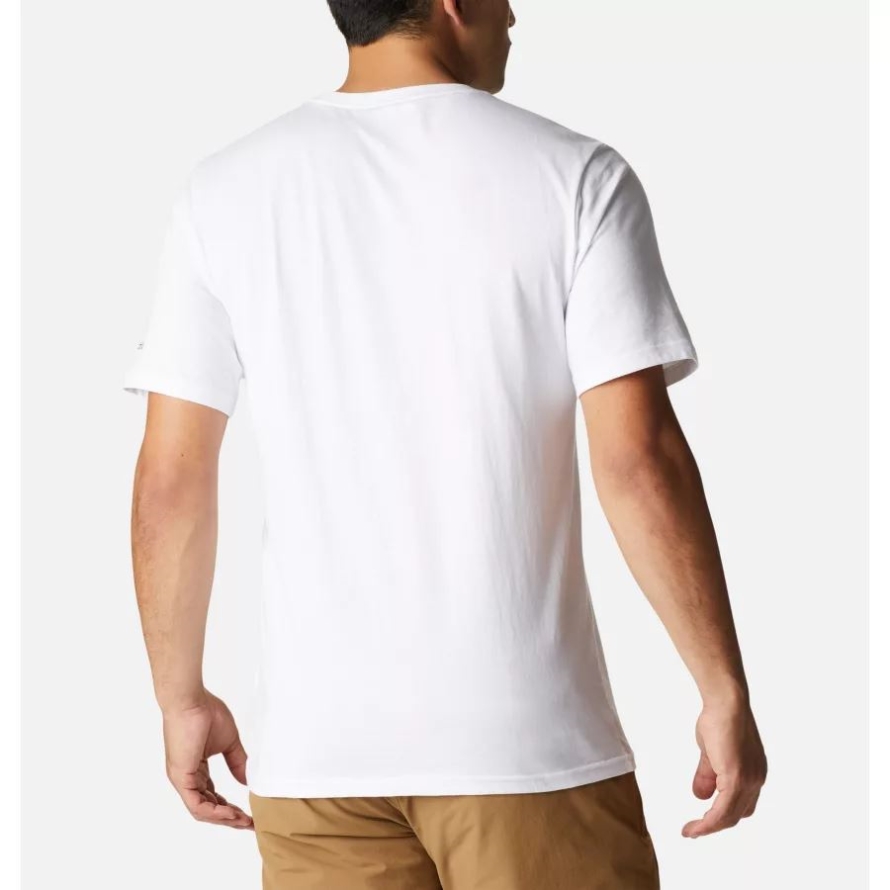 White/CSC Retro Logo Men's CSC Basic Logo Tee Columbia