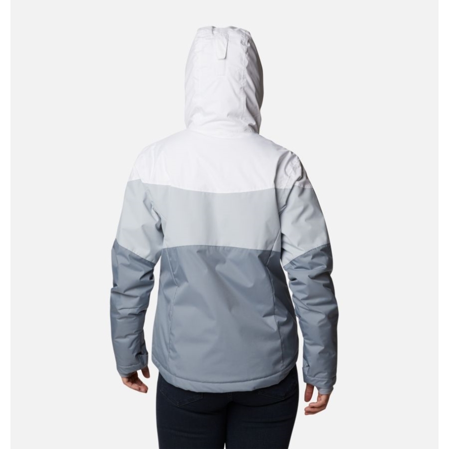 White/Cirrus Grey/Tradewinds Grey Women's Tipton Peak II Insulated Jacket Columbia