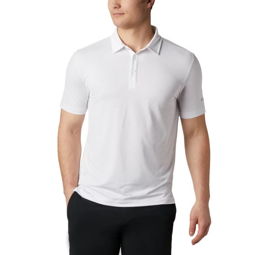 White Columbia Men's Omni-Wick Sunday Polo