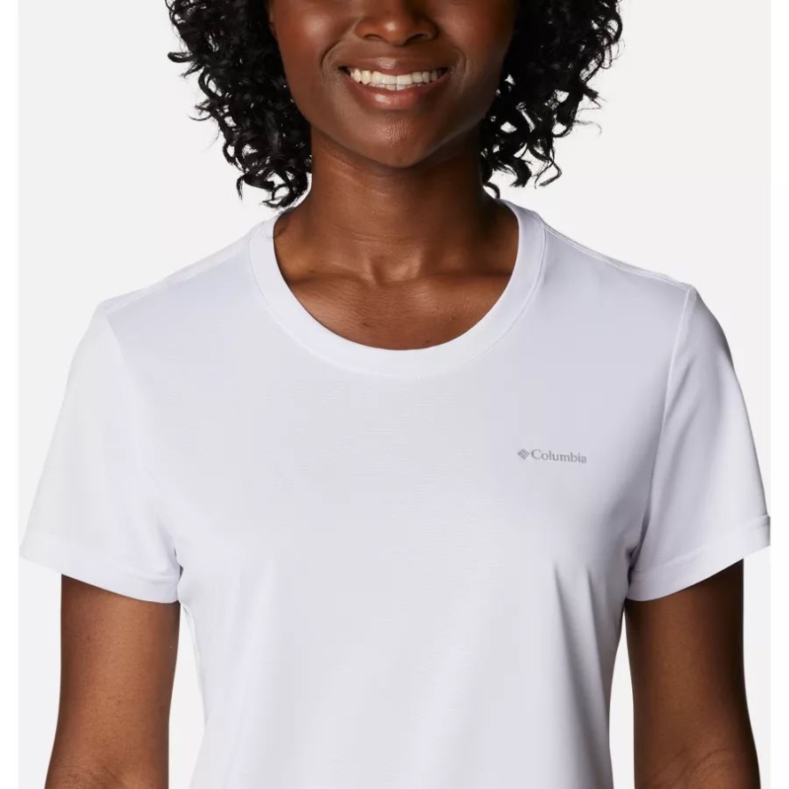 White Columbia Women's Columbia Hike Short Sleeve Crew Shirt