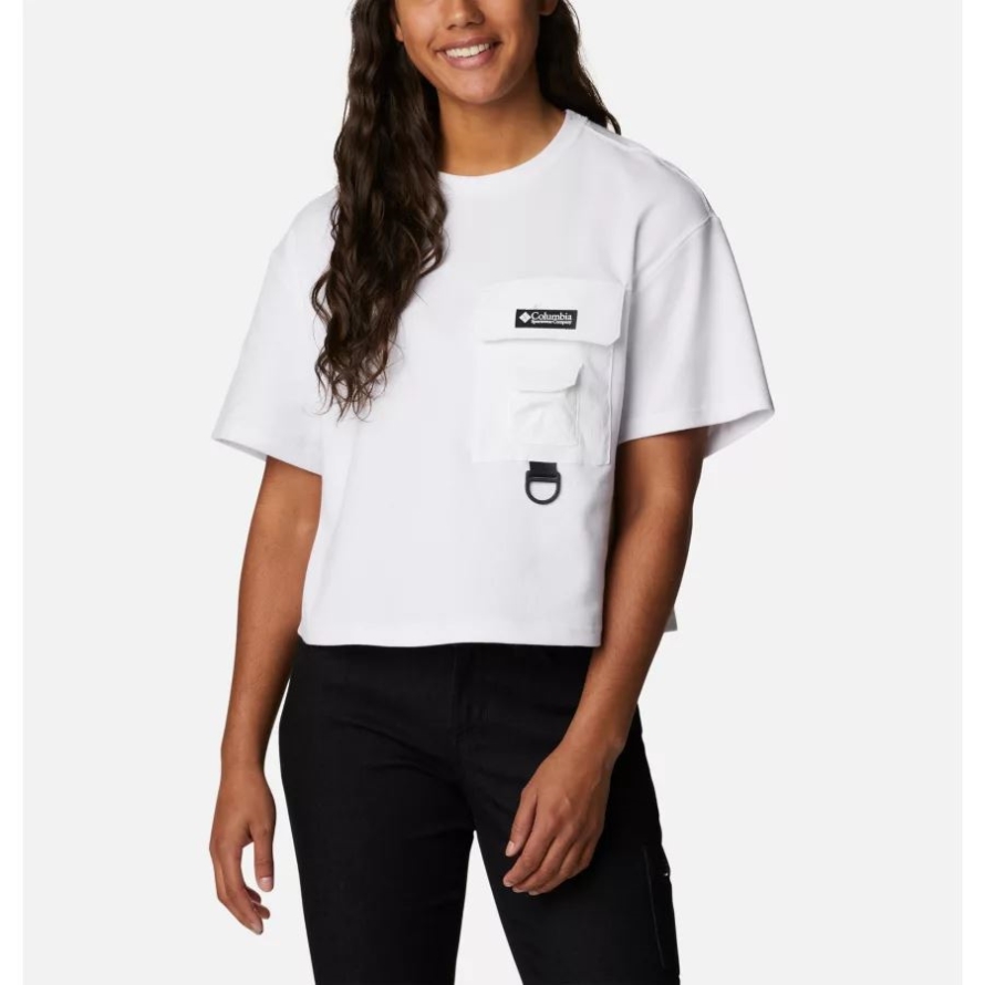 White Columbia Women's Field Creek Cropped T-Shirt