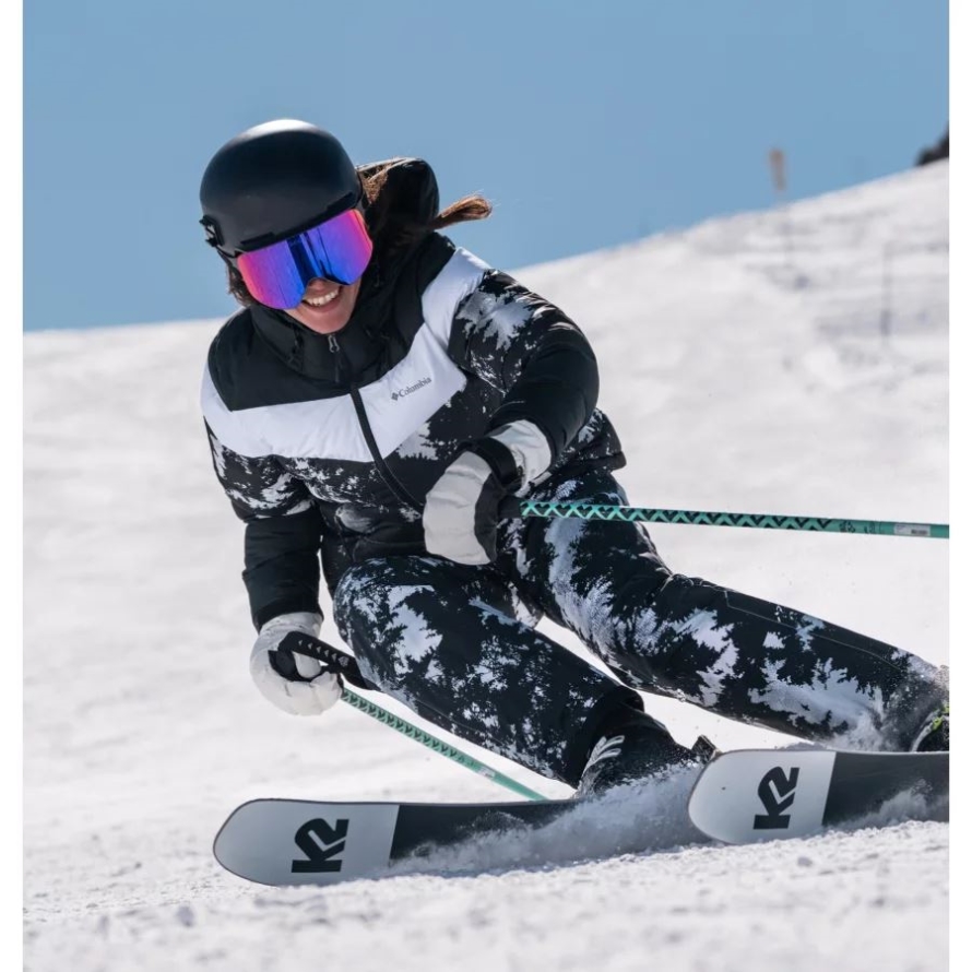 White Lookup Print/Black/White Columbia Women's Abbott Peak Insulated Jacket