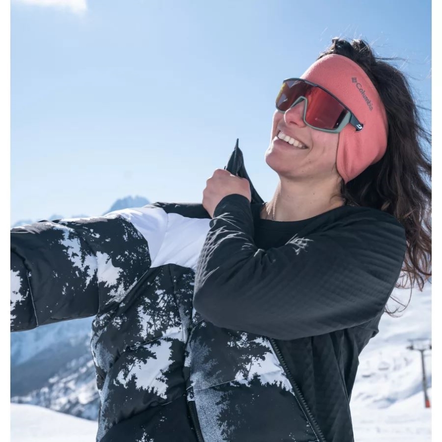 White Lookup Print/Black/White Columbia Women's Abbott Peak Insulated Jacket