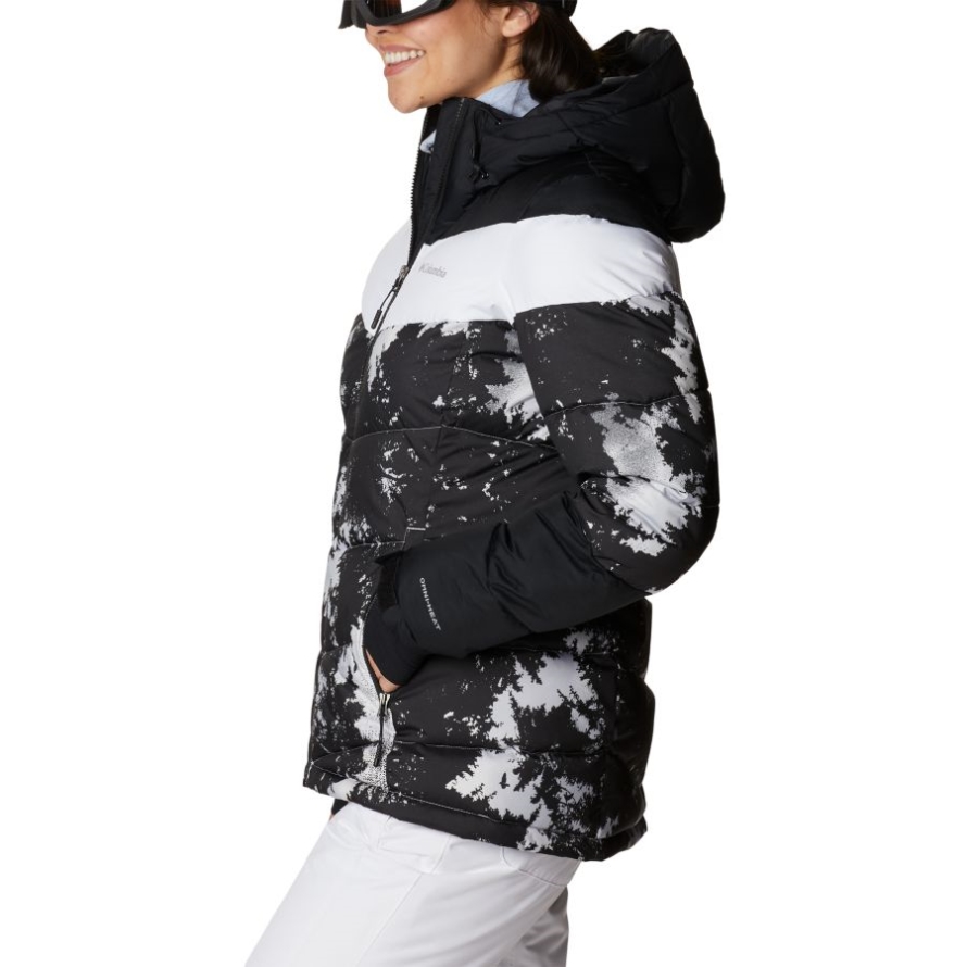 White Lookup Print/Black/White Columbia Women's Abbott Peak Insulated Jacket