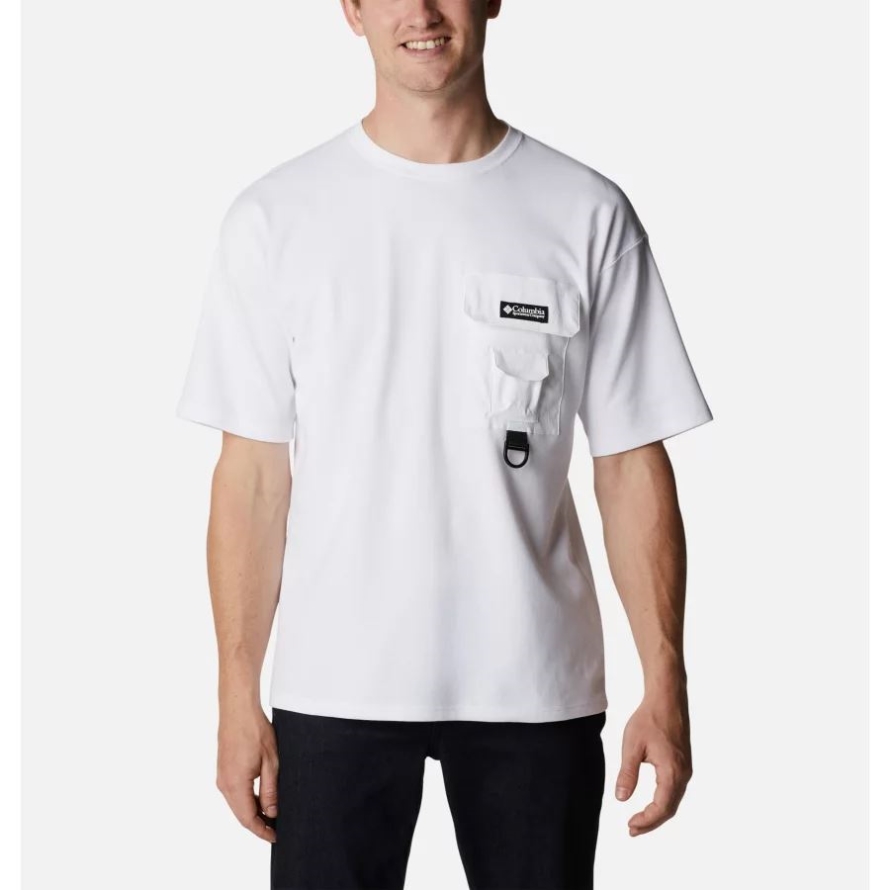 White Men's Field Creek Casual T-Shirt Columbia