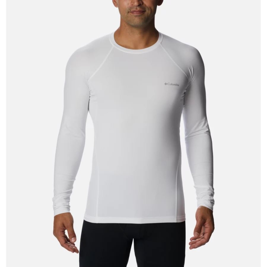 White Men's Midweight Baselayer Crew Columbia