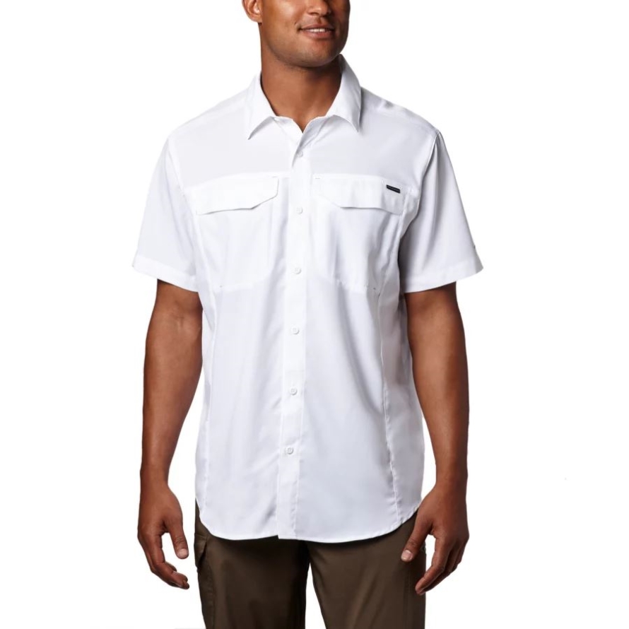 White Men's Silver Ridge Lite Short Sleeve Shirt Columbia
