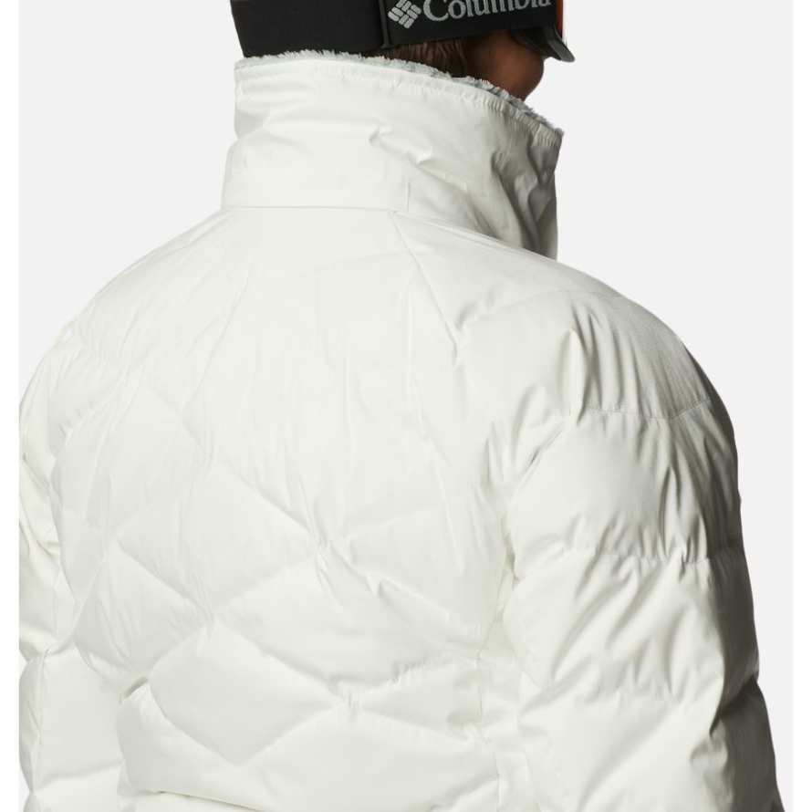 White Sheen Women's Lay D Down II Jacket Plus Size Columbia