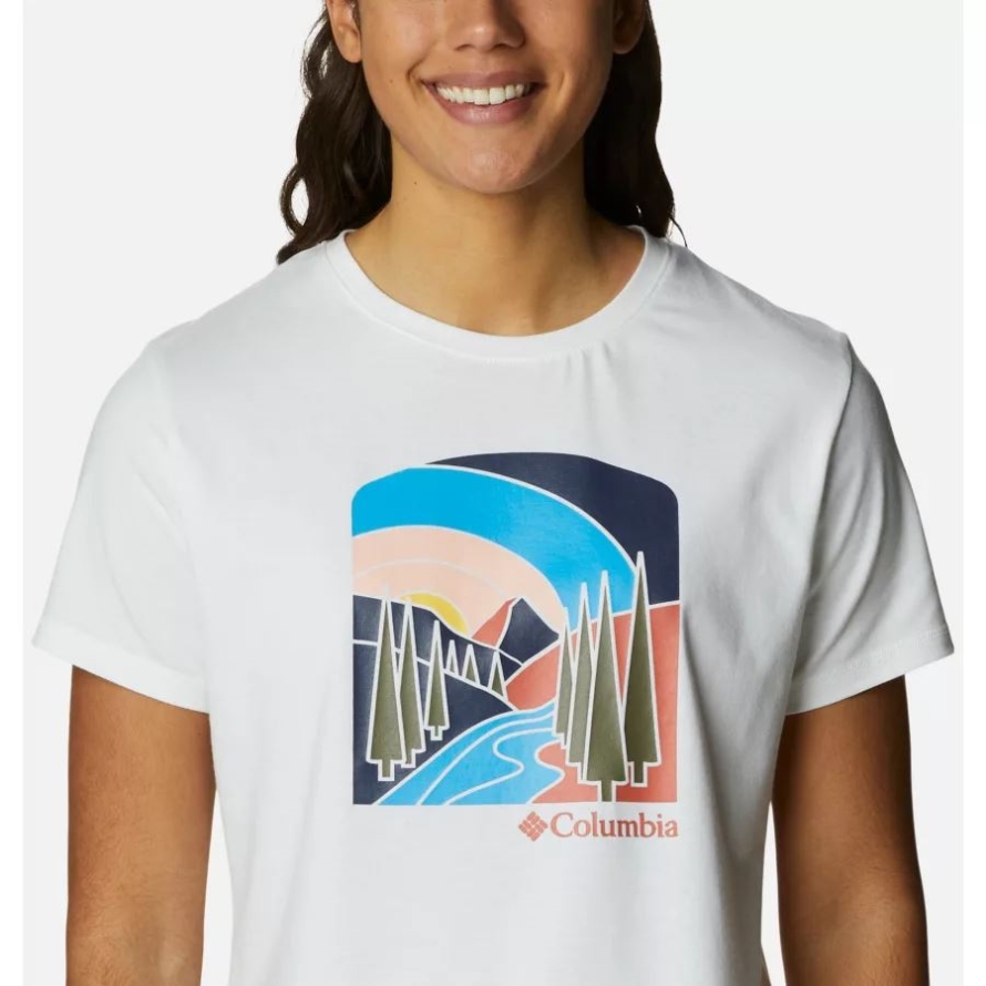 White/Suntrek Hills Women's Sun Trek Graphic T-Shirt II Columbia