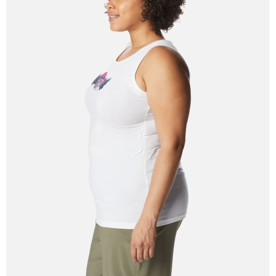 White/Van Life 3 Women's Bluff Mesa Tank Plus Size Columbia