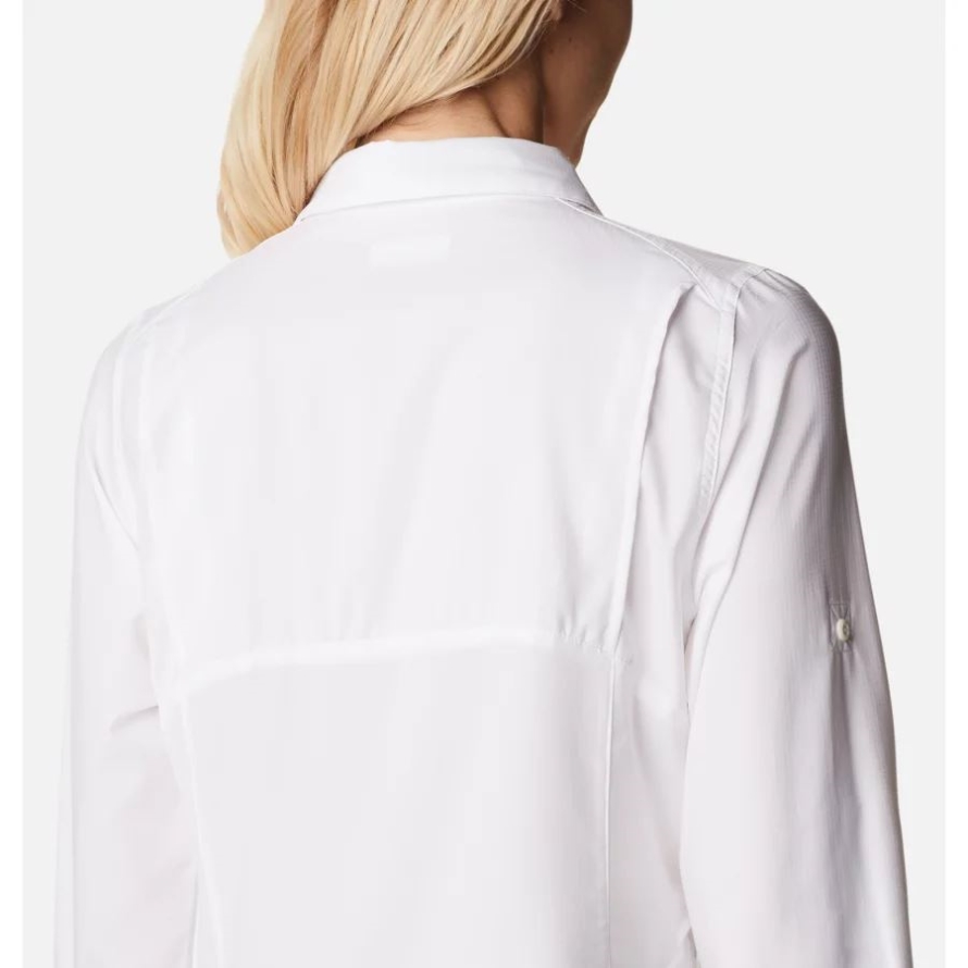 White Women's Silver Ridge Lite Long Sleeve Columbia