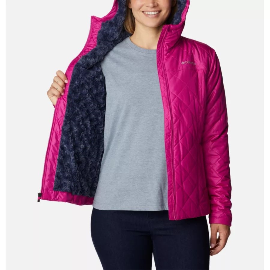 Wild Fuchsia Columbia Copper Crest Hooded Jacket