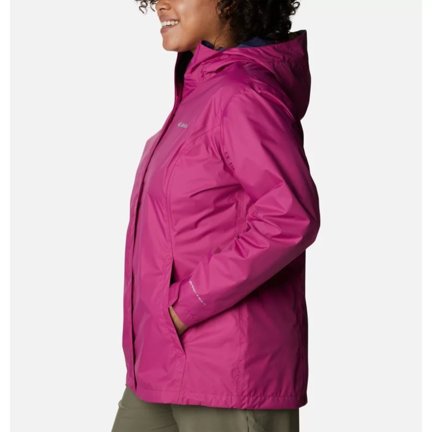 Wild Fuchsia Columbia Women's Arcadia II Jacket Plus Size